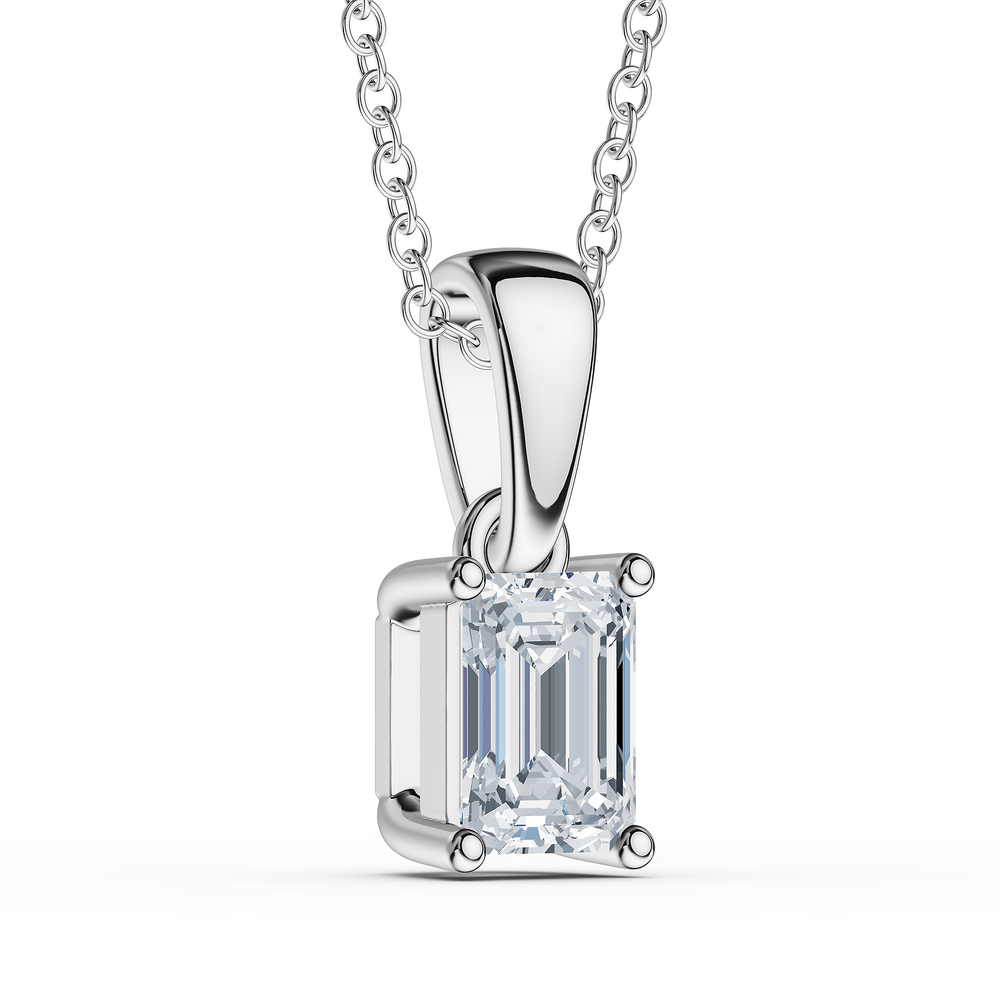 Emerald / Sterling Silver / 3D