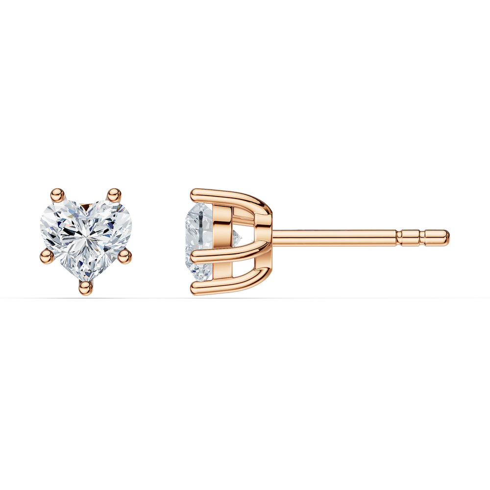 Heart / 18KT Rose Gold Vermeil / Rear