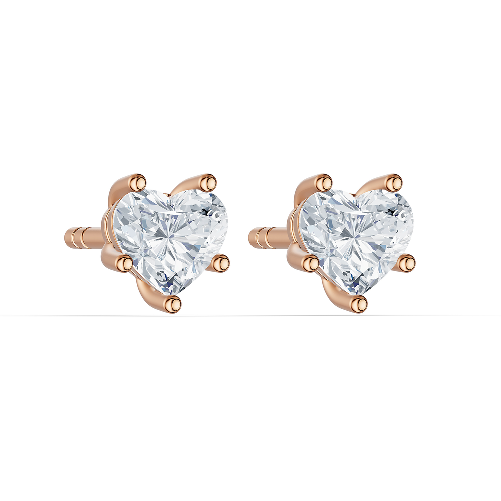Heart / 18KT Rose Gold Vermeil / 3D
