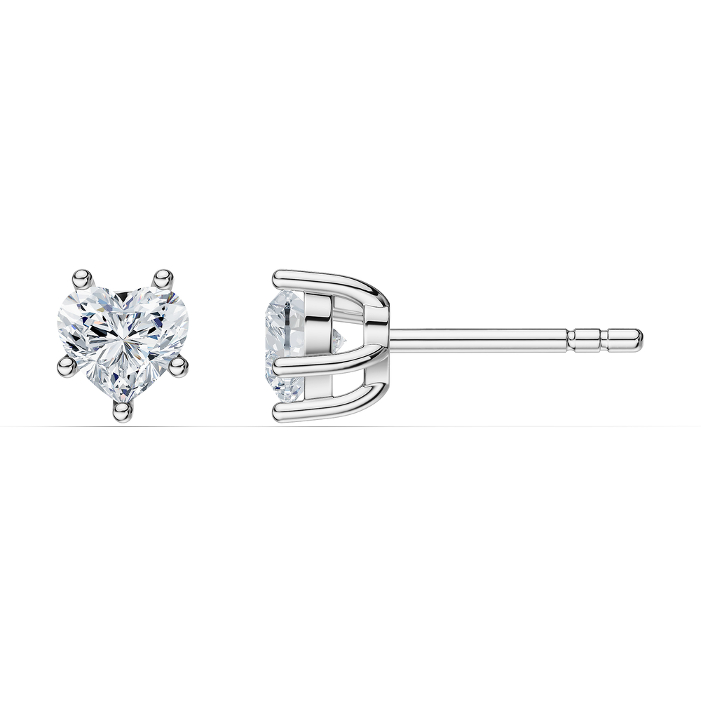 Heart / Sterling Silver / Rear