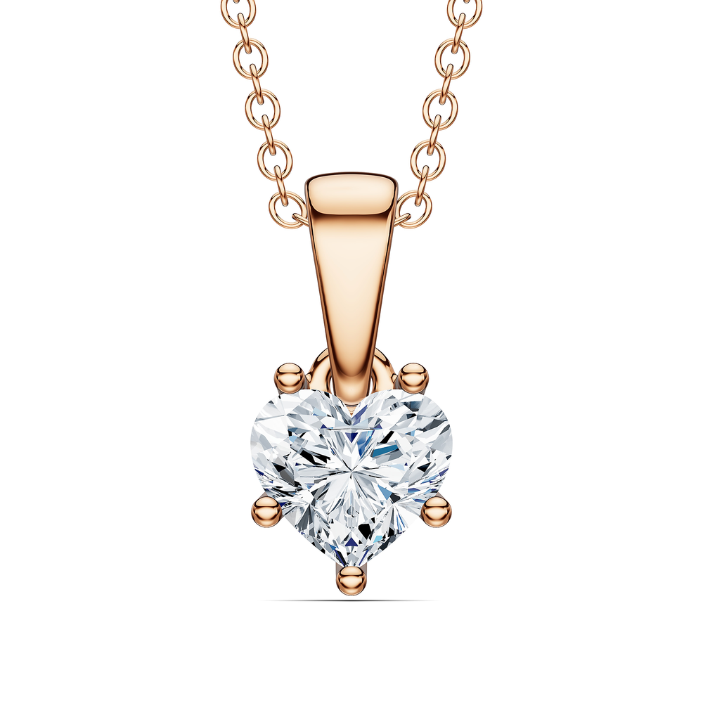 Heart / 18KT Rose Gold Vermeil / Front