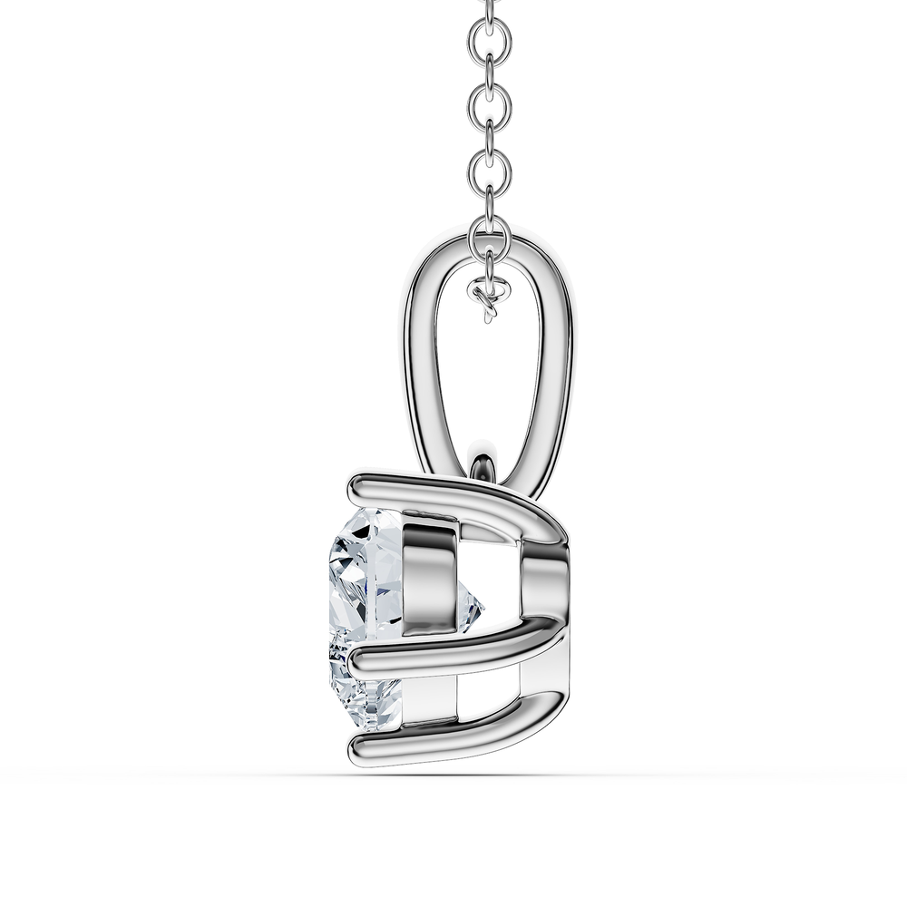 Heart / Sterling Silver / Rear
