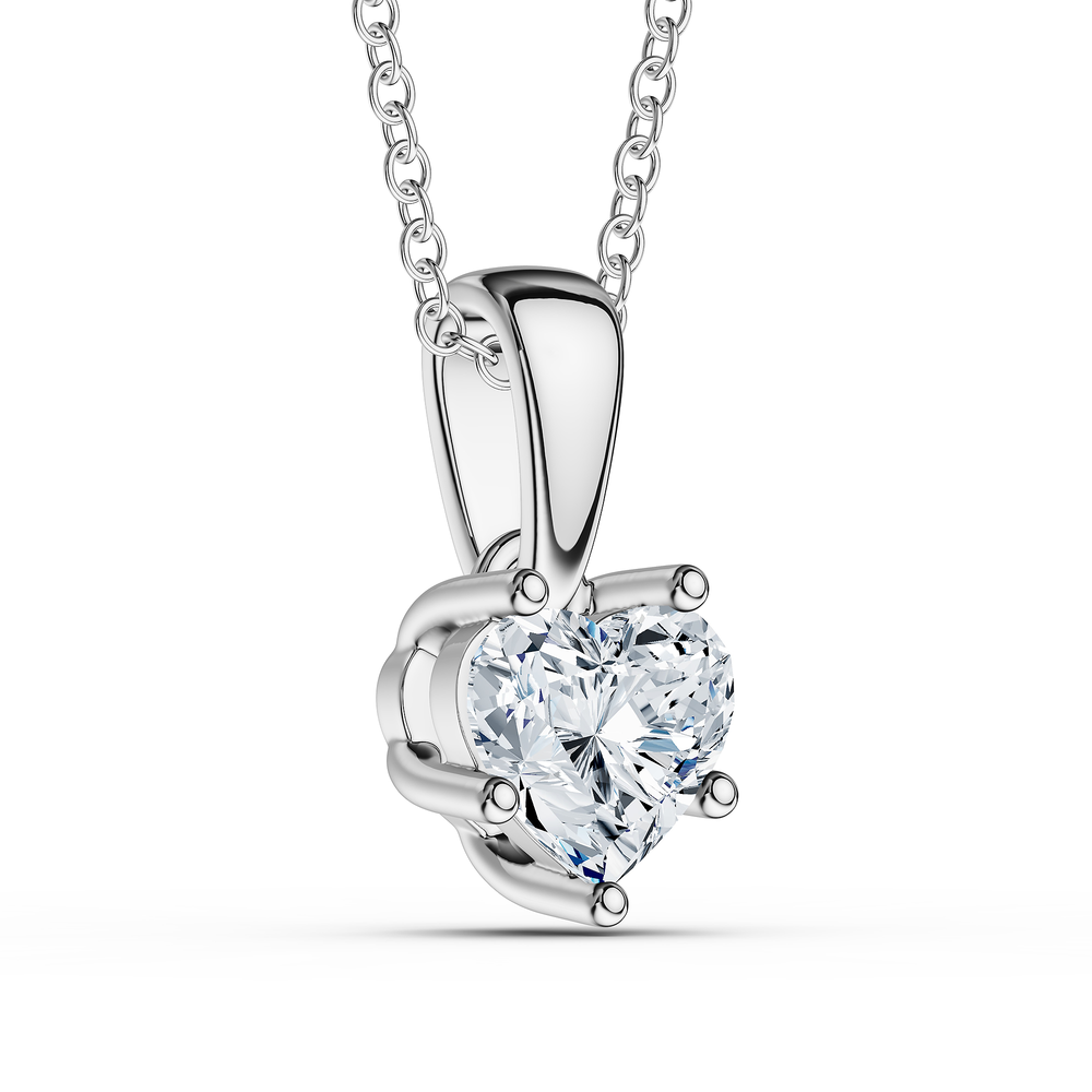 Heart / Sterling Silver / 3D