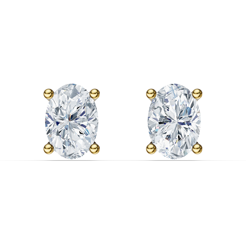 Oval / 18KT Gold Vermeil / Front
