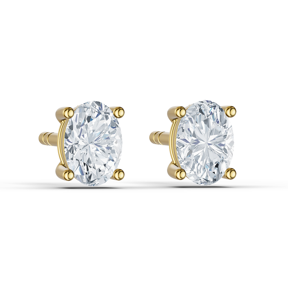 Oval / 18KT Gold Vermeil / 3D