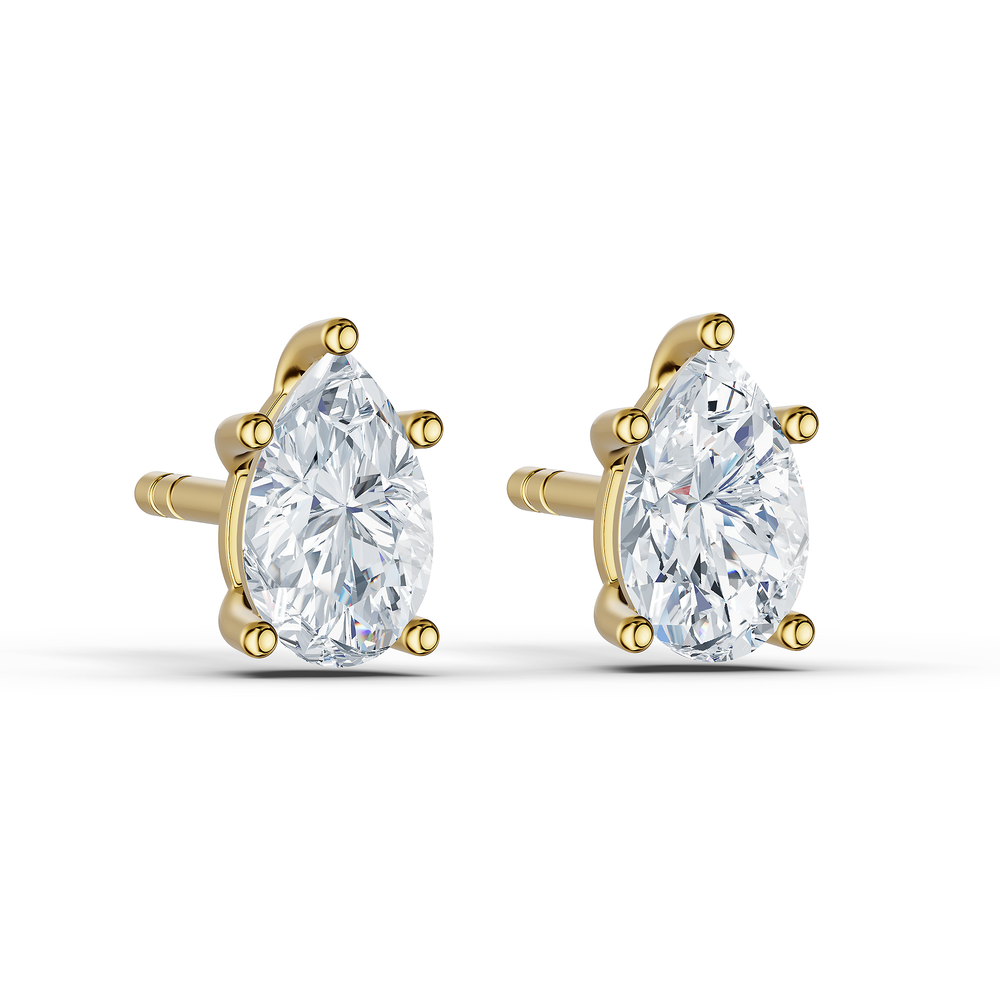 Pear / 18KT Gold Vermeil / 3D
