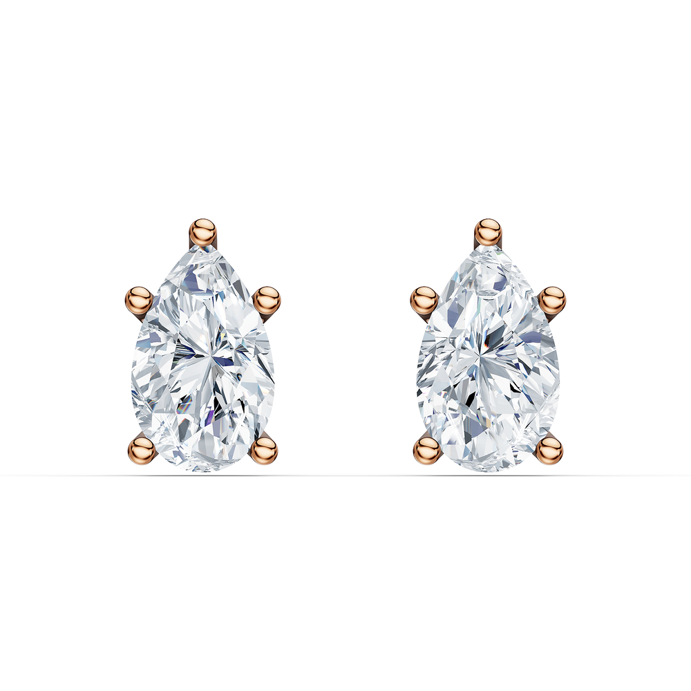 Pear / 18KT Rose Gold Vermeil / Front