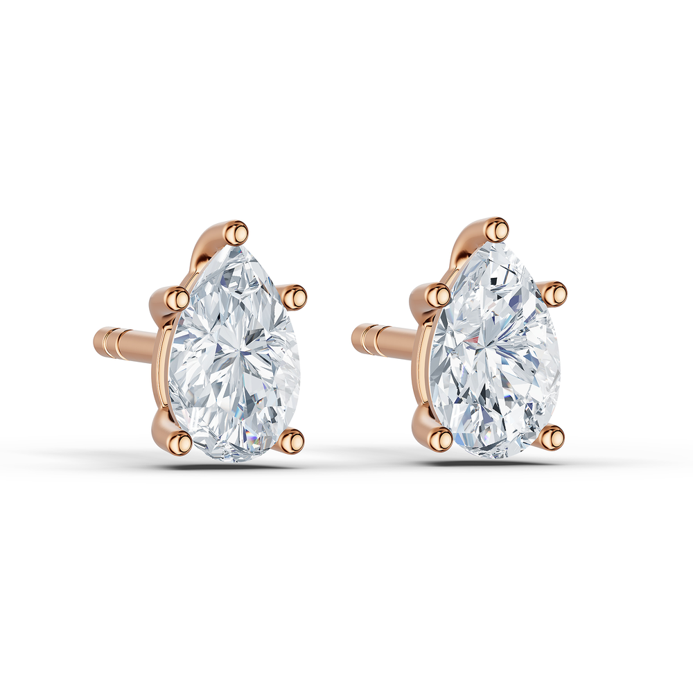 Pear / 18KT Rose Gold Vermeil / 3D