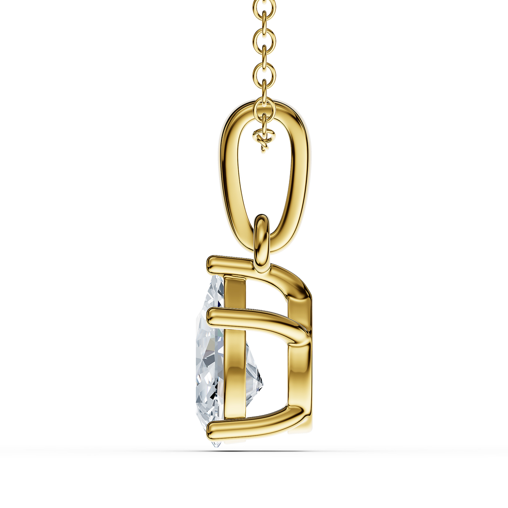 Pear / 18KT Gold Vermeil / Rear