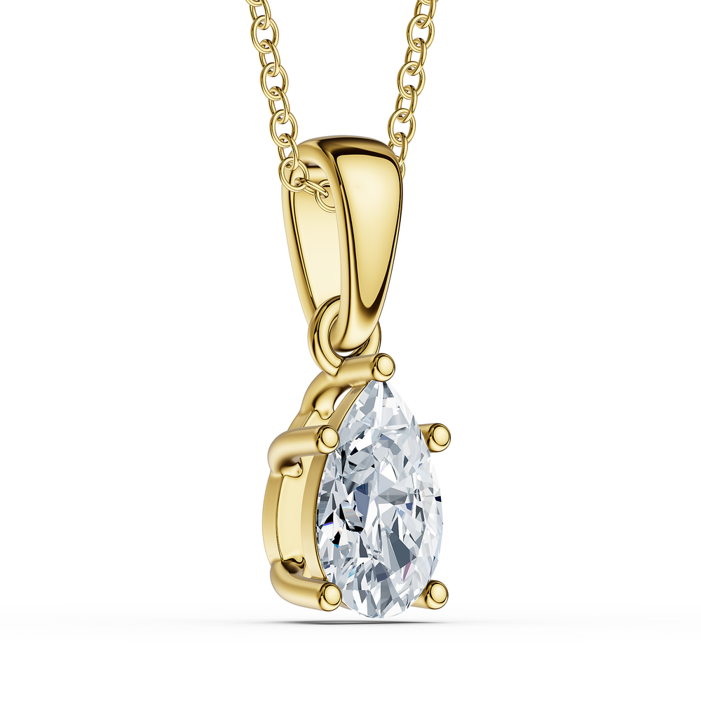 Pear / 18KT Gold Vermeil / 3D