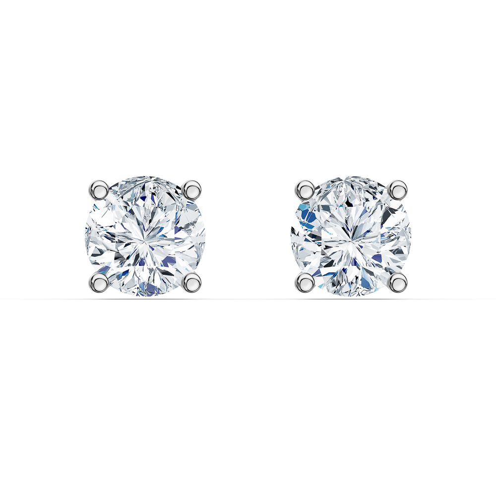 Round / Sterling Silver / Front